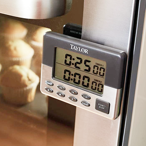 Magnetische digitale kookwekker met 2 timers
